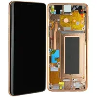Samsung LCD-Kompletteinheit für Galaxy S9 G960F, Sunrise Gold