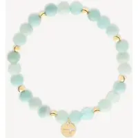 Tamaris Armband "Schmuck Geschenk Edelstahl Armkette", gelbgoldfarben, blau, blau, Armbänder, Damen, 18cm, Edelstahl, Armband, mit verschiedenen Farbsteinen oder Glasperlen