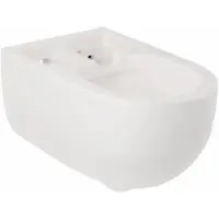 Kludi -CLEANTRONIC Spiralflush-Wand-WC, 62,5 cm, P-förmiger Abfluss, weiß glänzend