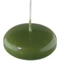 Kopschitz Kerzen Schwimmkerzen Scottish Green 24 x Ø 60 mm, 20 Stück