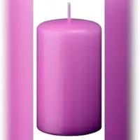 Kopschitz Kerzen 4er Adventskerzen, Adventskranz Kerzen Set Altrosa 12 x Ø 6 cm