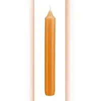 Kopschitz Kerzen Leuchterkerzen, Tafelkerzen, Haushaltskerzen Mango Gelb, 250 x Ø 25 mm, 12 Stück