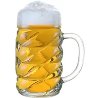 Stölzle 6x Oberglas Diamond Bierkrug 1 l, Maßkrug, geeicht