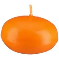 Kopschitz Kerzen Maxi Schwimmkerzen Orange Ø 80 x 32 mm, 8 Stück