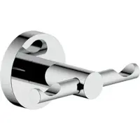 Bravat Varuna Doppelhaken 763310 chrom, Kleben/Schrauben
