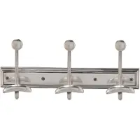 Signature WANDGARDEROBE mit 3 Messinghaken - 38/15/17 cm