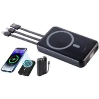 Revolt Magnetische Powerbank 10.000 mAh, für Qi & MagSafe, PD, QC, 22,5 W