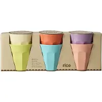 Rice - Melamine Cups - Assorted Glory Days Colors - Medium