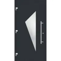 Haustuerenland.de Haustür RC3 "GRIT" 79 mm Anthrazit RAL 7016 außen öffnend DIN links