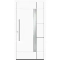 Haustuerenland.de SCHÜCO Aluminium Haustür "JUNIS" ADS 75.SI RC2 Wunsch-RAL-Farbe innen öffnend DIN links