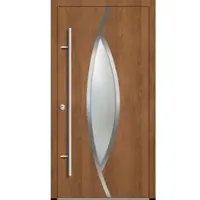 Haustuerenland.de Aluminium Haustür "ARIANA" 82 mm RC2 Winchester holzähnlich beidseitig innen öffnend DIN links