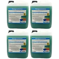 Faba Chemie 4 x 5 L Flüssigwaschmittel Konzentrat grün Universal Color