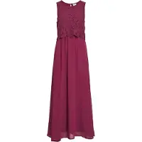 Vila Milina Lace ärmelloses Midikleid