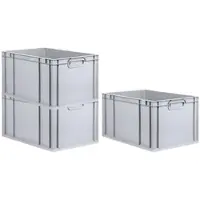 Proregal SuperSparSet 3x Eurobox NextGen Grip HxBxT 32 x 40 x 60 cm 65 Liter