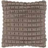 Kayoom Fellkissen "Dekokissen Cloud Lagoon 125", taupe, felloptik, B:45cm H:15cm L:45cm, Polyester, Dekokissen_Sitzkissen_Kissenhüllen, Fellkissen