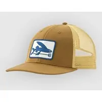 Patagonia Kappe Flying Fish LoPro Trucker Hat Unisex Flying Fish Fork: Bobcat Brown