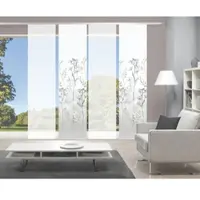 Vision S Schiebegardine "HELVIN 4er SET" Gr. 1, grau, B:60cm H:260cm, Polyester, Gardinen, Schiebegardine, Schiebevorhang Digidruck 4er Set HELVIN