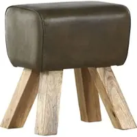Gutmann Hocker "Pipe", grün, B:40cm H:47cm T:33cm, Hocker, Hocker, Turnbock
