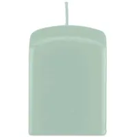 Kopschitz Kerzen Quader Kerzen Seafoam Seemoos 15 x Ø 7/7 cm, 4 Stück