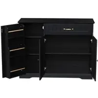 STILVORA Küchenwagen mit klappbare Arbeitsplatte,Küchenschrank Kücheninsel mit Ablagetür&Schubladen,Buffetschrank mit Handtuchhalter&Gewürzregal,Blau