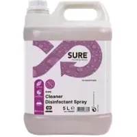 Diversey SURE Cleaner Disinfectant Spray Flächendesinfektionsreiniger 9294061 , 5 Liter - Kanister