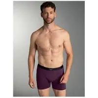Trigema Boxer "Pants mit praktischem Gummibund", Herren, Gr. XXL, 1 Stk., lila (aubergine), 95% Baumwolle, 5% Elasthan, Unterhosen Boxer