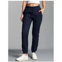 Trigema Sweathose "Sweathose", Damen, Gr. 3XL, Normalgrößen, blau (navy), Sweatware, 70% Baumwolle, 30% Polyester, Hosen Sweathose