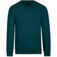 Trigema Sweatshirt "Sweatshirt", Damen, Gr. XXL, blau (saphir), Sweatware, 70% Baumwolle, 30% Polyester, Basic, lang, Rundhals, Sweatshirts Sweatshirt