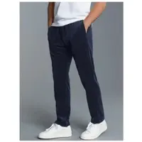 Trigema Jerseyhose "Nicki Hose mit praktischen Eingrifftaschen", Herren, Gr. XXL, US-Größen, blau (navy), Jersey, 80% Baumwolle, 20% Polyester, Basic, Hosen Jerseyhose