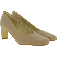 Clarks Seren 55 Soft Damen High-Heels Abend-Schuhe Echtleder-Schuhe Pumps 26166933 Beige