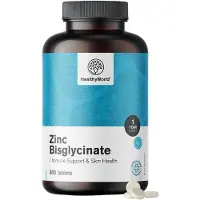 HealthyWorld Zinkbisglycinat 15 mg für Haut, Haare, Nägel & Immunsystem 365 St Tabletten