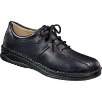 Finn Comfort , Dijon, Herren, Schnürer, Schwarz, Leder, NEU - Herrenschuhe Bequemschuhe, Schwarz