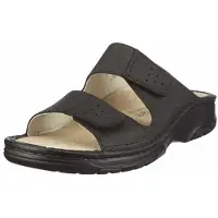Berkemann Luis, Herrenpantolette, Fettnubuk, schwarz, verstellbar 5804-050 47