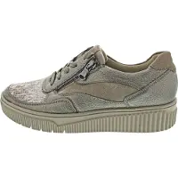 Waldlaufer K-Sansa sportlicher Schnürer Beige in Gr. 41