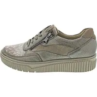 Waldlaufer K-Sansa sportlicher Schnürer Beige in Gr. 40.5