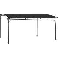 vidaXL Garten-Sonnenschutz 4x3x2,55 m Anthrazit , Pavillons & Partyzelte Design 2024