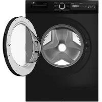 Continental Edison CELL10140IBT Bullauge-Waschmaschine – 10 kg – Breite 59,6 cm – – 1400 U/min – Induktionsmotor – Mattschwarz