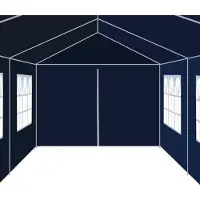 vidaXL "2026 Aktion" Gartenzelt 3x12 m Blau DEMöbel 5167175