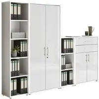 BMG Möbel Aktenschrank Office Edition Sw Set 22 Weiß