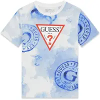 GUESS T-Shirt L6GI03 K8HM4 Blau Regular Fit 176