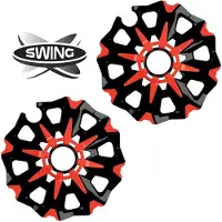 TSL Outdoor Kit Swing 55 Korb Rot,Schwarz 55 mm Rot,Schwarz 55 mm