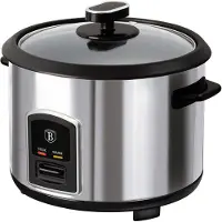 Berlinger Haus Elektrische Reiskocher 1,8 l Schwarz Silber Kollektion BERLINGERHAUS BH-9273 Reistopf