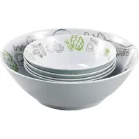 Brunner Salad & Pasta Melamin Schüssel-Set 5tlg.