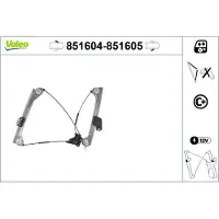 Valeo Fensterheber 851604