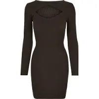 Urban Classics Shirtkleid "Damen Ladies Cut Out Dress" 1 Stk. tlg.