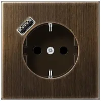 JUNG ME1520-18AAT SCHUKO-Steckdose m.USB