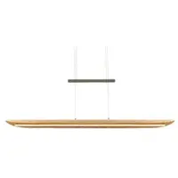 Elobra Hängelampe Colombia, dimmbar, Holz hell, für Wohn- / Esszimmer, Holz, Modern, Pendelleuchte