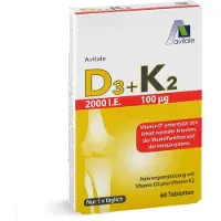 Avitale D3+K2 2000 I.e.+100 µg Tabletten 60 St