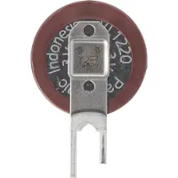 AccuCell Panasonic VL-1220/VCN Lithium Knopfzelle 3 Volt mit 2er Printkontakt, 12x12x2mm