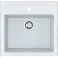 Franke Sirius - Tectonite Spülbecken SID 610, 560x530 mm, weiß 114.0284.165